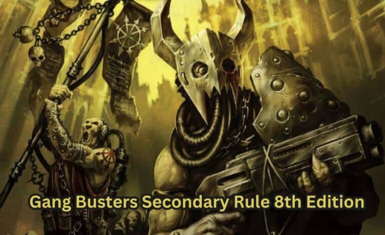 Gang Busters Rule 8th Edition Warhammer