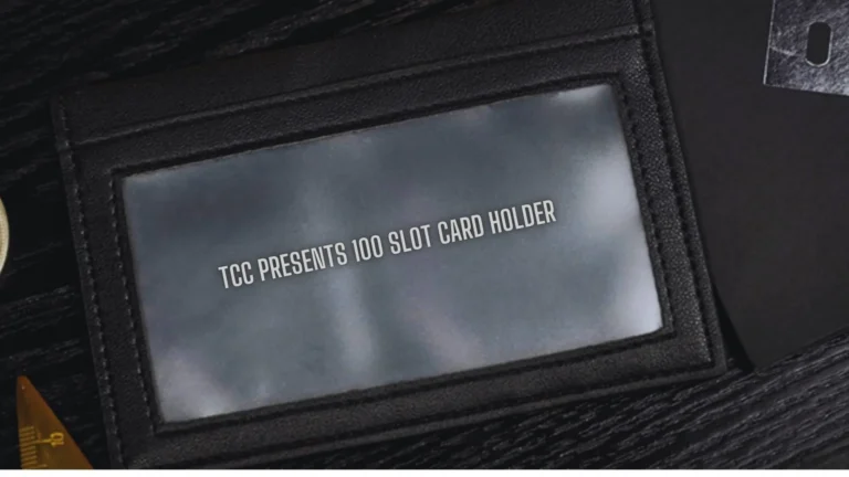 TCC Presents 100 Slot Card Holder: A Comprehensive Review