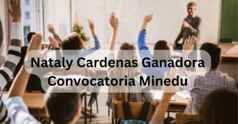 Nataly cardenas ganadora convocatoria minedu Prestigious Competition